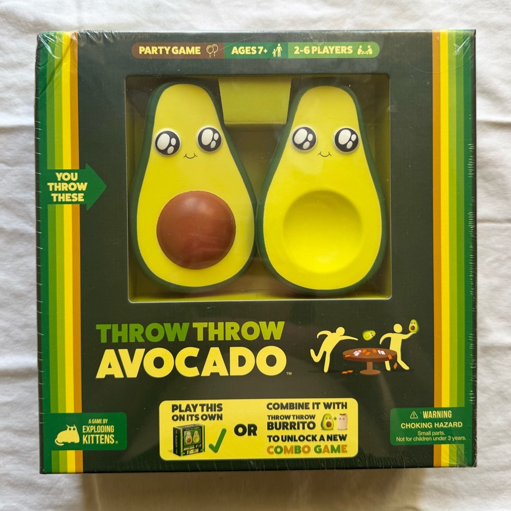 NWT Throw throw avocado party game new in box